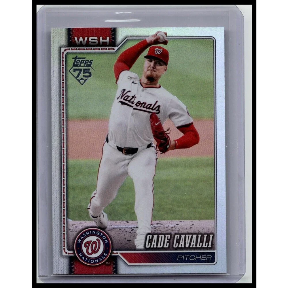 2026 Topps Cade Cavalli #418 Washington Nationals Gold #/2026